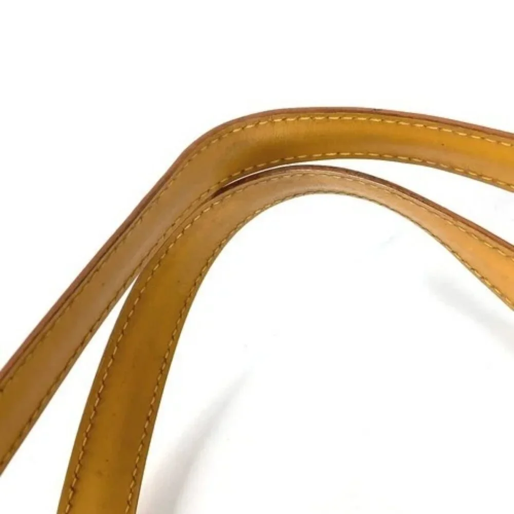 LOUIS VUITTON M52289 Epi Lussac Shoulder Bag Tote Bag Epi Leather Tassiri Yellow